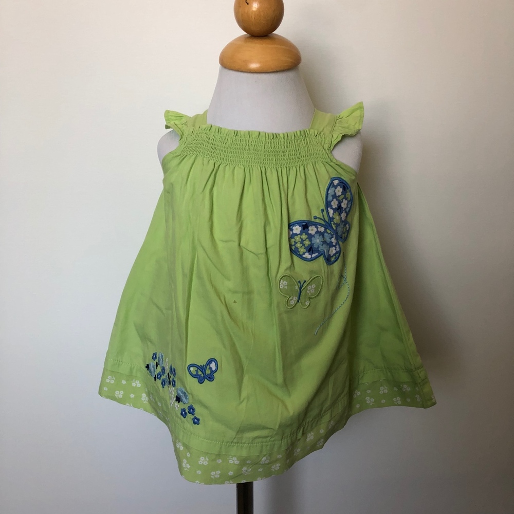 Gymboree 6-12 months green dress